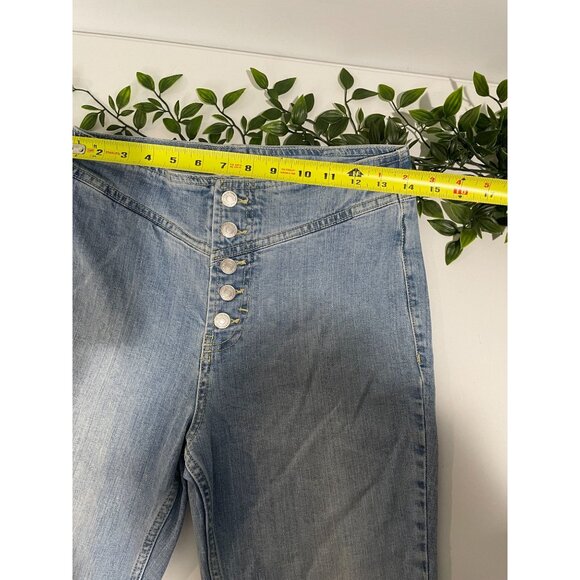 WeThe Free High-Rise Light Wash Denim Straight-Leg Jeans Size 28 - Picture 9 of 13